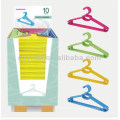 2013 Hot selling plastic hanger packed with display carton